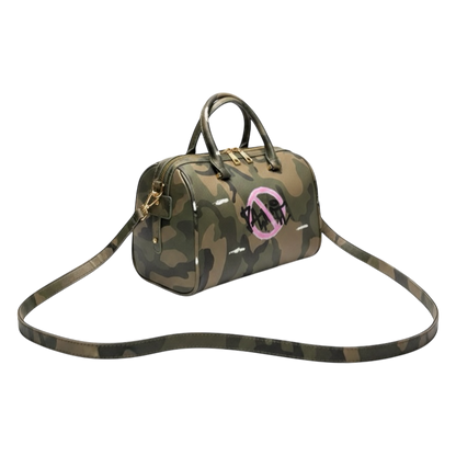 Pink Cross-out Camo Bag
