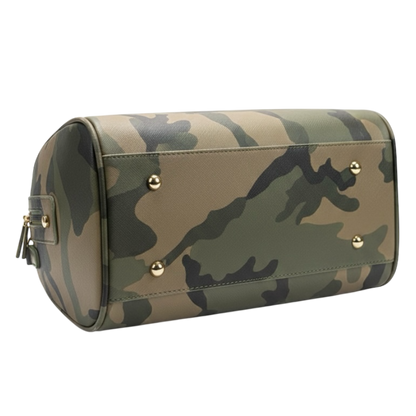Pink Cross-out Camo Bag