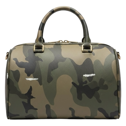 Pink Cross-out Camo Bag